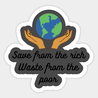 Hold the world Sticker